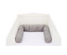 Fillikid Bettnestchen "Bettwurm Sterne grau", grau, grau
