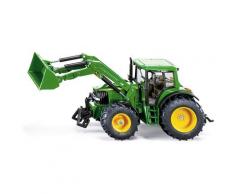 Siku Spielzeug-Traktor SIKU Farmer, John Deere mit Frontlader grün Kinder Ab 3-5 Jahren Altersempfehlung Spielzeugfahrzeuge