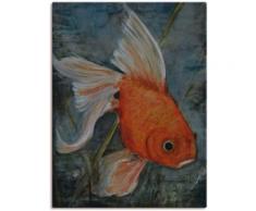 Artland Wandbild Feng Shui - Goldfisch orange Bilder Bilderrahmen Wohnaccessoires