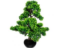 Creativ green Kunstbonsai Bonsai Lärche (1 Stück) grün Kunstpflanzen Wohnaccessoires