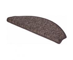 LUXOR living Stufenmatte Darlington, halbrund, 5 mm Höhe, meliert, 15 Stück in einem Set braun Stufenmatten Teppiche