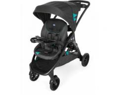 Chicco Geschwisterwagen Stroll'in'2, Octane schwarz Kinder Kinderwagen Buggies