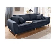 Home affaire Big-Sofa Blackburn Luxus, mit besonders hochwertiger Polsterung für bis zu 140 kg pro Sitzfläche blau XXL Sofas Couches Wohnzimmer