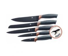 KING Messer-Set "Carbon Optic" (6-tlg), schwarz, schwarz-kupfer