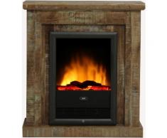 Albero Elektrokamin Nagpur, beige, natur-braun-grau-weiß-türkis