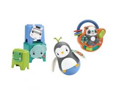 Fisher-Price Greifspielzeug Feinmotorik-Spielzeug Geschenkset, mit Musik bunt Kinder Greiflinge Baby Kleinkind