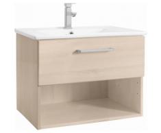 OPTIFIT Waschtisch Napoli, mit Soft-Close-Funktion und Rollen, Breite 65 cm beige Waschtische Badmöbel