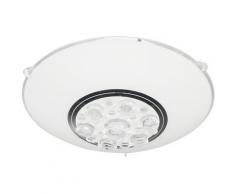 ACTION by WOFI LED Deckenleuchte DECKENLEUCHTE NOA 1FLG, LED-Modul, 1 St., Warmweiß, Kristall-Applikationen weiß LED-Lampen LED-Leuchten Lampen Leuchten sofort lieferbar
