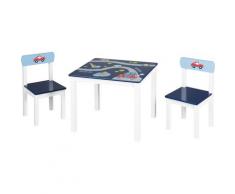 roba Kindersitzgruppe Rennfahrer blau Kinder Kinderstühle Kindermöbel Sitzmöbel-Sets