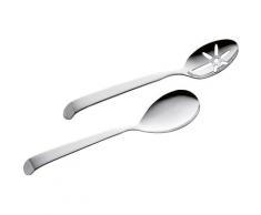 PINTINOX Servierlöffel Astra, (Set, 2 tlg.), Vorlegeset (2 Servierlöffel), Edelstahl 18/10 silberfarben Servierbesteck Bestecke Esszimmer
