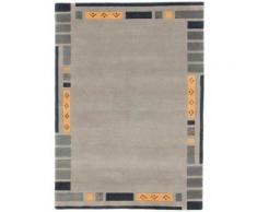 Orientteppich, Nepal Jaipur, carpetfine, rechteckig, Höhe 20 mm, manuell geknüpft grau Schurwollteppiche Naturteppiche Teppiche