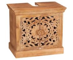 SIT Unterschrank, Mit Holzschnitzereien beige Unterschrank Badschränke Schränke Nachhaltige Möbel