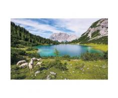Vliestapete Paradise Lake Komar naturalistisch, bunt, bunt