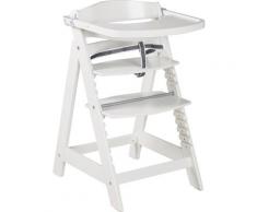 roba Hochstuhl Treppenhochstuhl Sit Up Click & Fun, weiß, aus Holz weiß Baby Mitwachsende Hochstühle Babymöbel