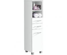 HELD MÖBEL Midischrank Portofino, weiß, weiß-weiß
