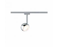Paulmann Schienensystem-Leuchten URail LED Spot Capsule II Chrom matt dimmbar 6W silberfarben Schienensysteme und Seilsysteme Deckenleuchten Lampen Leuchten