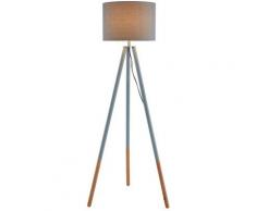 SalesFever Stehlampe Dace, E27, 1 St., Dreibeiniges Stativ, skandinavisches Design grau Stehleuchten