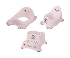 keeeper Töpfchen Minnie, rosa, (Set, 3 tlg.), Kinderpflege-Set - Töpfchen, Toilettensitz und Tritthocker; Made in Germany rosa Baby Ab 18 Monaten Altersempfehlung