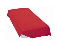 Betttuch Merkur 0006 Irisette, rot, rot