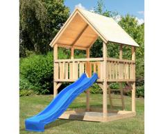 ABUKI Spielturm Lenie 2, BxTxH: 200x200x345 cm beige Kinder Outdoor-Spielzeug