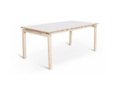 PBJ Esstisch Joint Esstisch, beige, Eiche/Weiss HPL Laminat