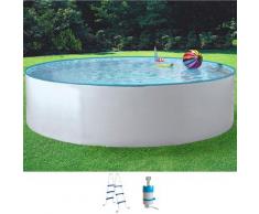 MyPool Rundpool Standard, (Set), 3-tlg., in verschiedenen Größen weiß Swimmingpools Pools Planschbecken Garten Balkon