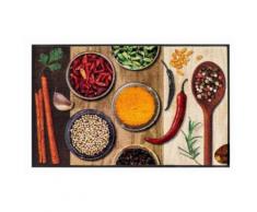 wash & dry Fußmatte Hot Spices waschbar, bunt, Neutral, bunt