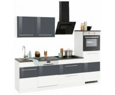 HELD MÖBEL Küchenzeile Trient, mit E-Geräten, Breite 250 cm EEK B weiß Küchenzeilen Geräten -blöcke Küchenmöbel Arbeitsmöbel-Sets