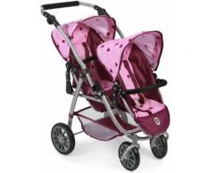 CHIC2000 Puppenbuggy "Tandem-Puppen-Buggy Vario brombeere", rot, Unisex, brombeer