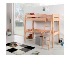 Relita Hochbett Renate, mit Schreibtisch, umbaufähig zum Einzelbett beige Kinder Kinderbetten Kindermöbel