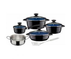 GSW Topf-Set Ceramica kobatblau (Set, 10-tlg.) schwarz Topfsets Töpfe Haushaltswaren Topf
