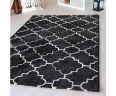 Sehrazat Orientteppich Trend 7410, rechteckig, 11 mm Höhe, Kurzflor, Wohnzimmer schwarz Wohnzimmerteppiche Teppiche nach Räumen