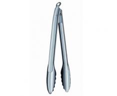 RÖSLE Kochzange, Gourmetzange in Profiqualität zum Kochen, Grillen und Servieren, intuitives Verschlusssystem, Edelstahl 18/10, spülmaschinengeeignet silberfarben Kochzange Kochbesteck Besteck Messer Haushaltswaren