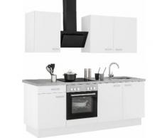 OPTIFIT Küchenzeile Parma, ohne E-Geräte, Breite 210 cm weiß Küchenzeilen Geräte -blöcke Küchenmöbel Arbeitsmöbel-Sets