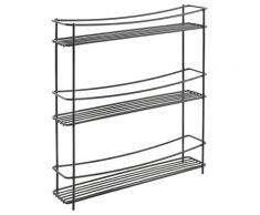 Metaltex Gewürzregal, (1 St.), Industrial Look schwarz Gewürzregal Gewürzständer Kochen Backen Haushaltswaren