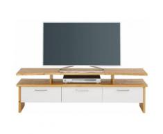 Home affaire TV-Lowboard Ixo Breite 148 cm, weiß, weiß geölt