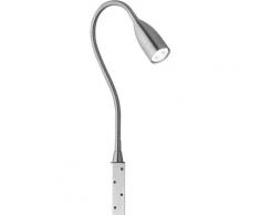 FISCHER & HONSEL Bettleuchte Sten, LED-Modul, Warmweiß silberfarben Möbelleuchten Lampen Leuchten sofort lieferbar