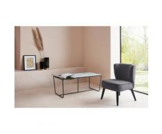 LeGer Home by Lena Gercke Couchtisch Ellea, Tischplatte aus Glas, herausnehmbares Tablett weiß Couchtische eckig Tische Tisch