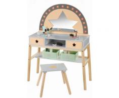 MUSTERKIND Schminktisch Malva apricot/ grau, bunt, Damen, apricot/ grau