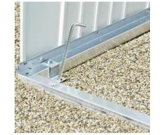 Biohort Fundamentrahmen Gr. 1 silberfarben Geräteschuppen -schränke Garten Balkon