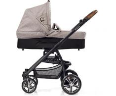 Gesslein Kombi-Kinderwagen F4 Air+ mit Babywanne C3, Stein meliert/Tupfen grau Kinder Kombikinderwagen Kinderwagen Buggies