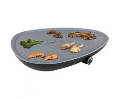PRINCESS Tischgrill Table Chef Dreiecksgrill 103250, 2000 W, Terrazzo-Look grau Grill SOFORT LIEFERBARE Haushaltsgeräte