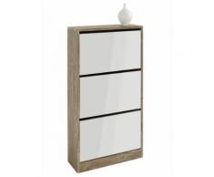heine home Schuhschrank mit Spiegelfront, braun, eichefarben