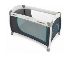 Hauck Baby-Reisebett Play'n Relax Hearts, inkl. Transporttasche grau Baby Reisebetten Babybetten Babymöbel