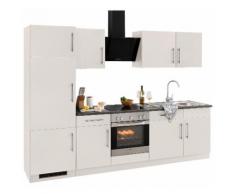 wiho Küchen Küchenzeile Cali, mit E-Geräten, Breite 280 cm EEK D beige Küchenzeilen Geräten -blöcke Küchenmöbel Arbeitsmöbel-Sets