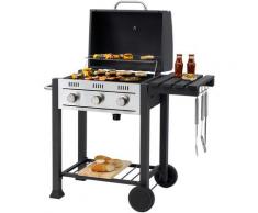 Tepro Gasgrill Toronto, B/T/H: 114/58/108,5 cm silberfarben Gasgrills Grill Haushaltsgeräte