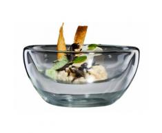 Bloomix Thermoschüssel "Flatbowl Grande" Glas (Set 4-tlg), transparent, Neutral, transparent