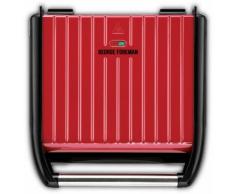George Foreman Kontaktgrill Steel Entertaining Fitnessgrill 25050-56 1850 Watt 1850 Watt, rot, rot