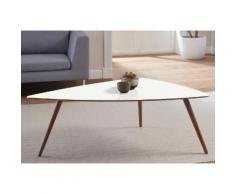 PBJ Couchtisch stick, mit Massivholzgestell weiß Couchtische eckig Tische