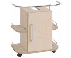 OPTIFIT Waschbeckenunterschrank Samoa, beige, akaziefarben